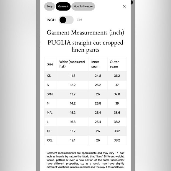 notPerfectLinen Puglia Pants, heavyweight espresso, size M/L - Picture 7 of 7